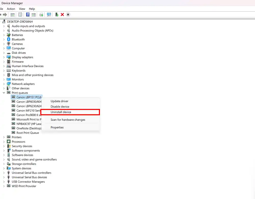 Hướng Dẫn Khắc Phục Lỗi Laptop Không Nhận Máy In