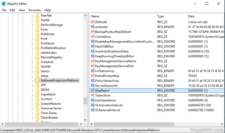 Skip Rearm limit sysprep