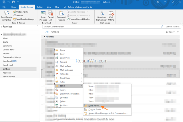FIX Outlook error 0x80042112
