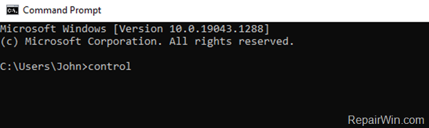 How to open any Control Panel Applet from Command Prompt.