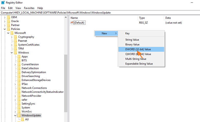disable updates windows 10