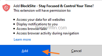 Blocksite firefox