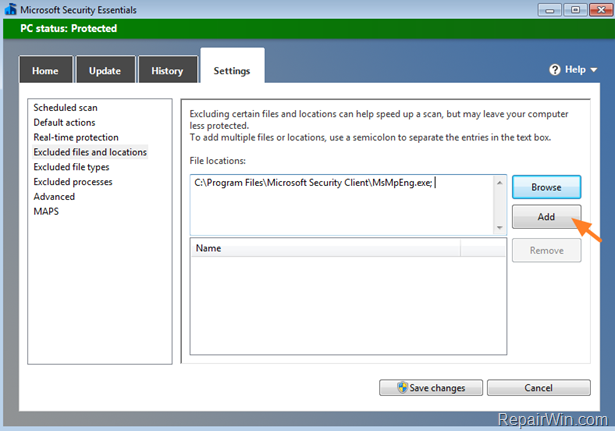 antimalware service high cpu usage
