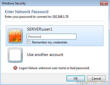 Cannot Access Shared Folders