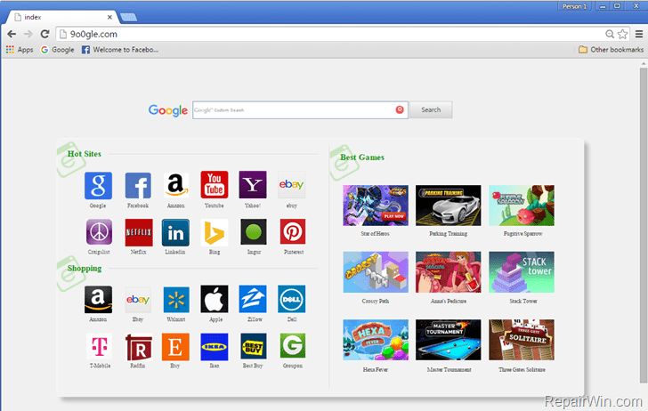 Remove 9o0gle.com