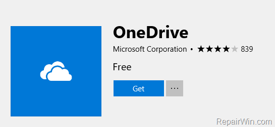 Disable OneDrive