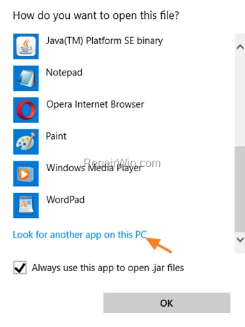 FIX: Unable to open java files