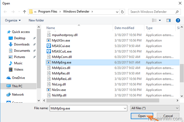 antimalware service high cpu usage