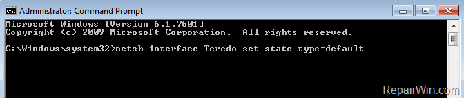 teredo is unable to qualify