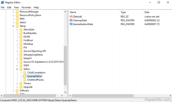 SYSPREP Windows more than three (3) times