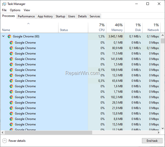 FIX: Multiple Processes in Chrome with High Memory Usage