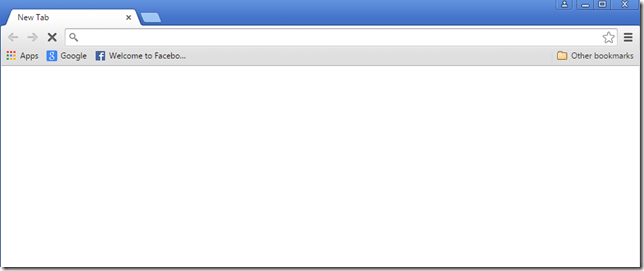 chrome empty page fix