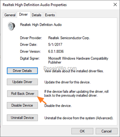 RollBack Driver