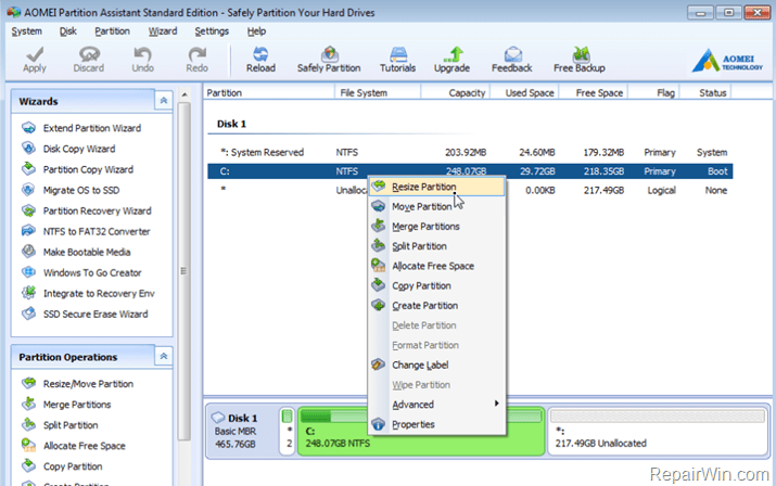 partition manager