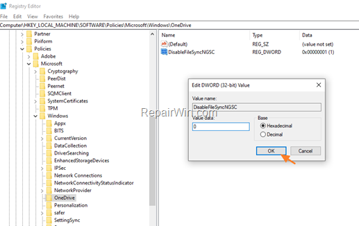 FIX: OneDrive Won't Start in Windows 10