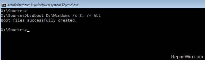 Repair Boot Configuration Data Windows 10, 8