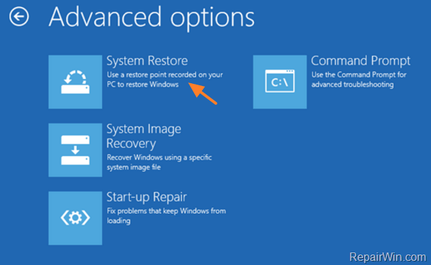 System Restore 0x80070091 Windows 10