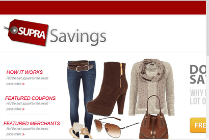 remove supra savings ads