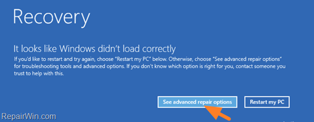 Windows 10 Recovery