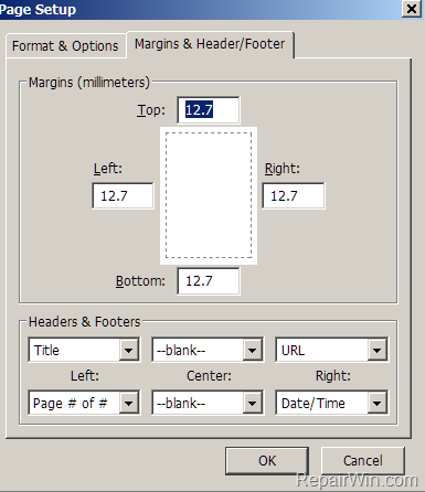 firefox print margins