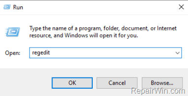 regedit