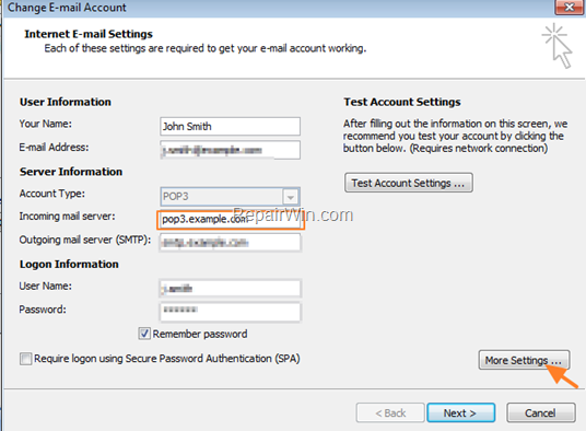 FIX: Outlook Receiving reported error 0x80042108