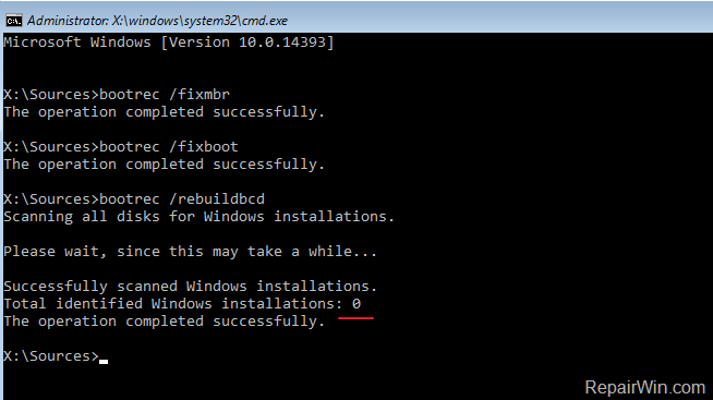 repair boot configuration data windows 7 vista