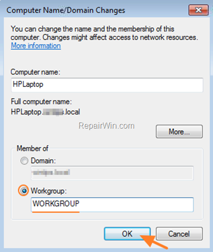 Change Computer Name - Membership