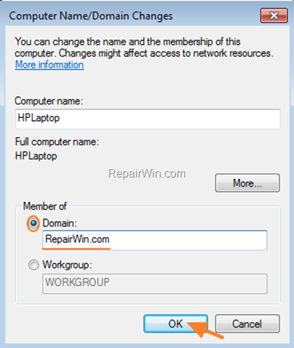 Add computer to domain