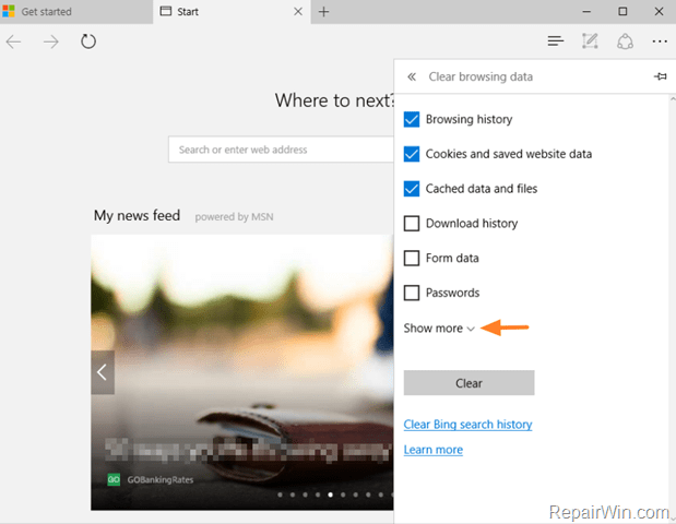 reinstall Microsoft Edge