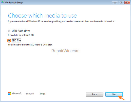 Download Windows 10 ISO