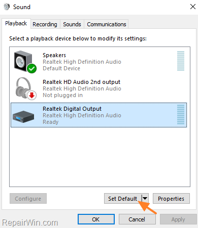 FIX: HDMI No Sound Output