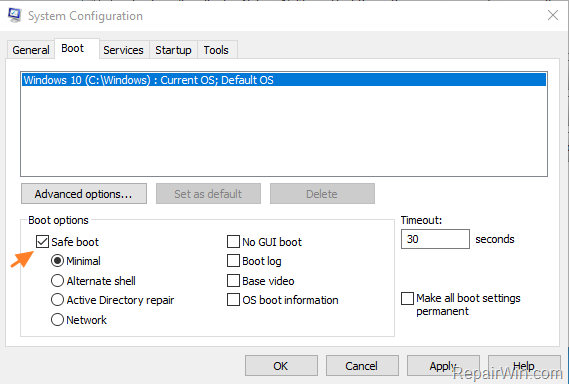 safe boot windows