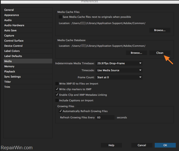 Adobe Premiere Import Failure
