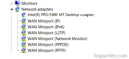 Error code 31 WAN Miniport
