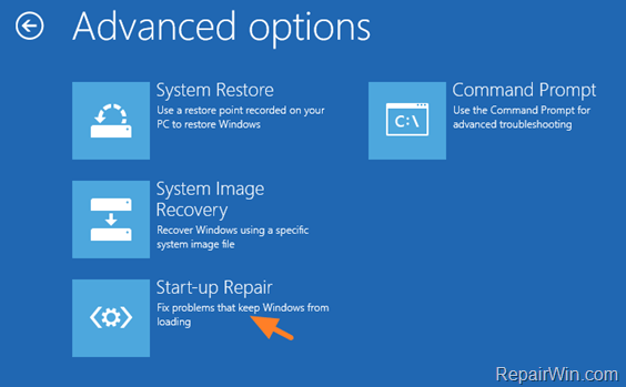 startup repair