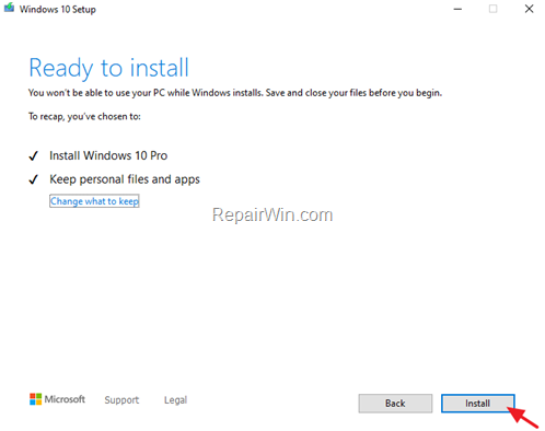 Install Windows from ISO file