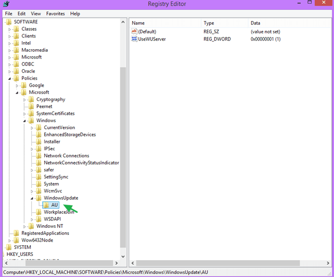 WindowsUpdateAU