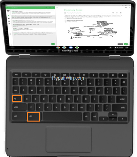 How To Turn On CAPS LOCK on ChromeBook