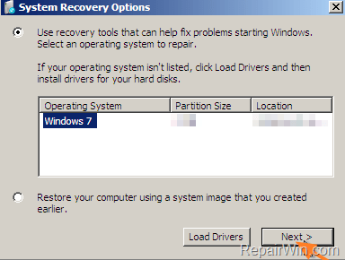 reset account password