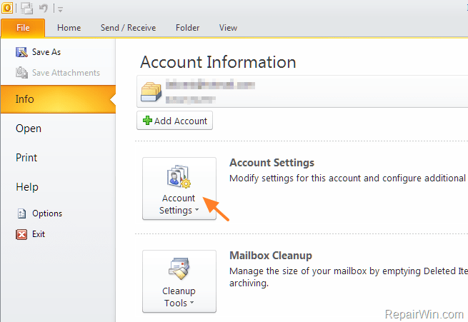switch Account Mail Merge
