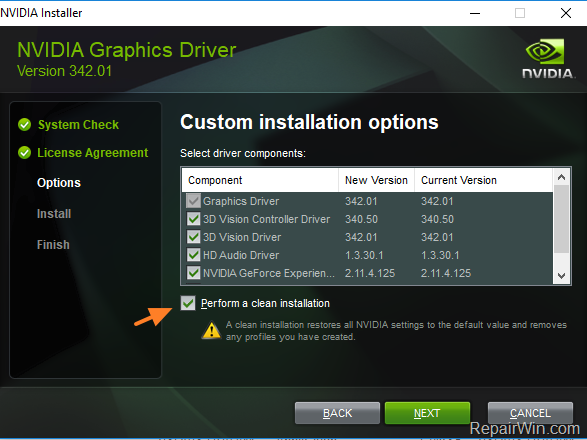 fix nvidia GeForce experience