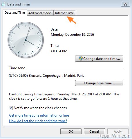 internet time