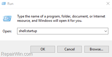How to Locate the Startup Folder for current Account