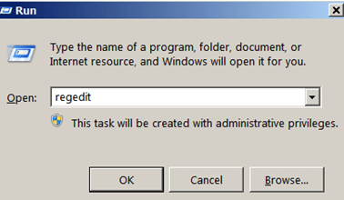 registry editor