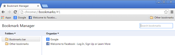 Backup Chrome Bookmarks