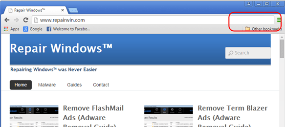 Bookmarking Star icon missing in Chrome