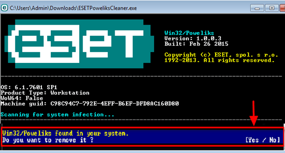 remove Clean Poweliks virus