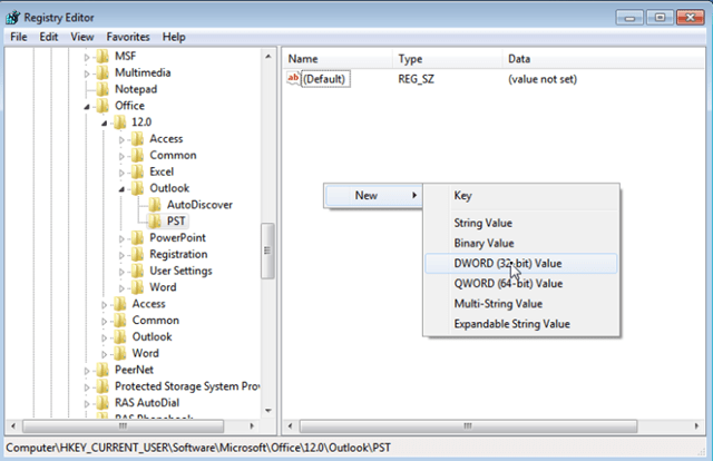 Outlook MaxLargeFileSize