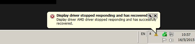 skype video crashes Display Driver stopped responding and has recovered